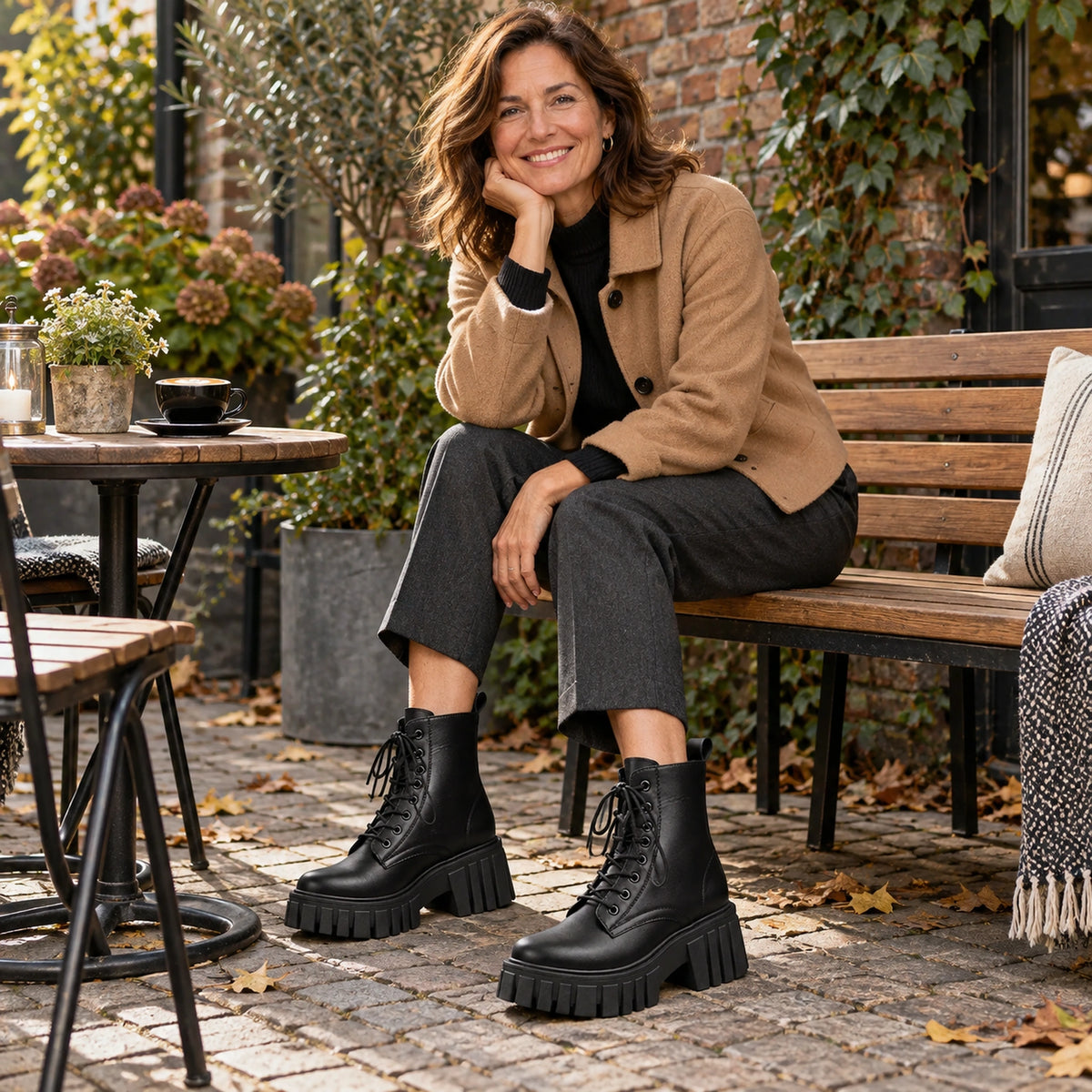 ankle boots — Aria black mature — complete product, exact reference photograph — view 5