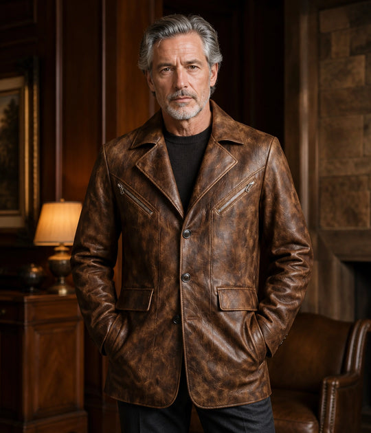 Distressed Brown