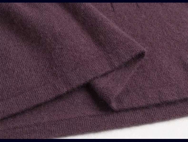 Plum wool blend fabric detail of women's embroidered midi jumper dress — view 32 — view 36