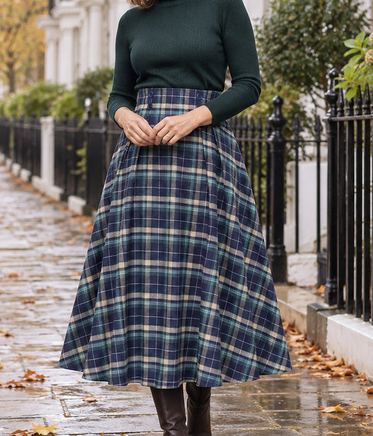 Green & Blue Plaid