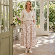 Apricot Pink Floral