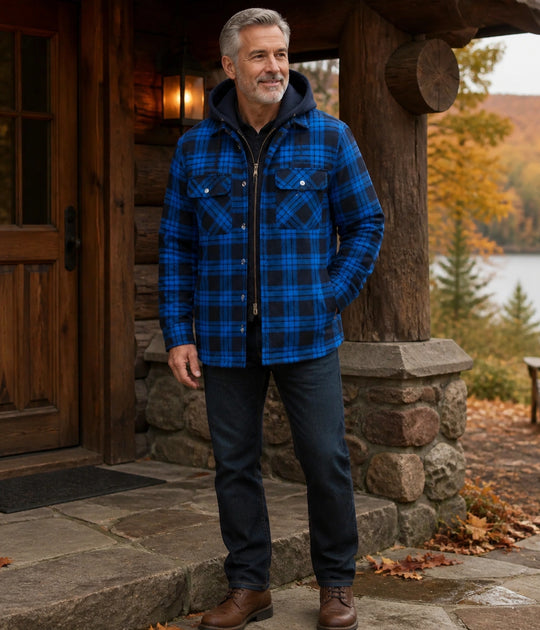 Cobalt Blue Plaid